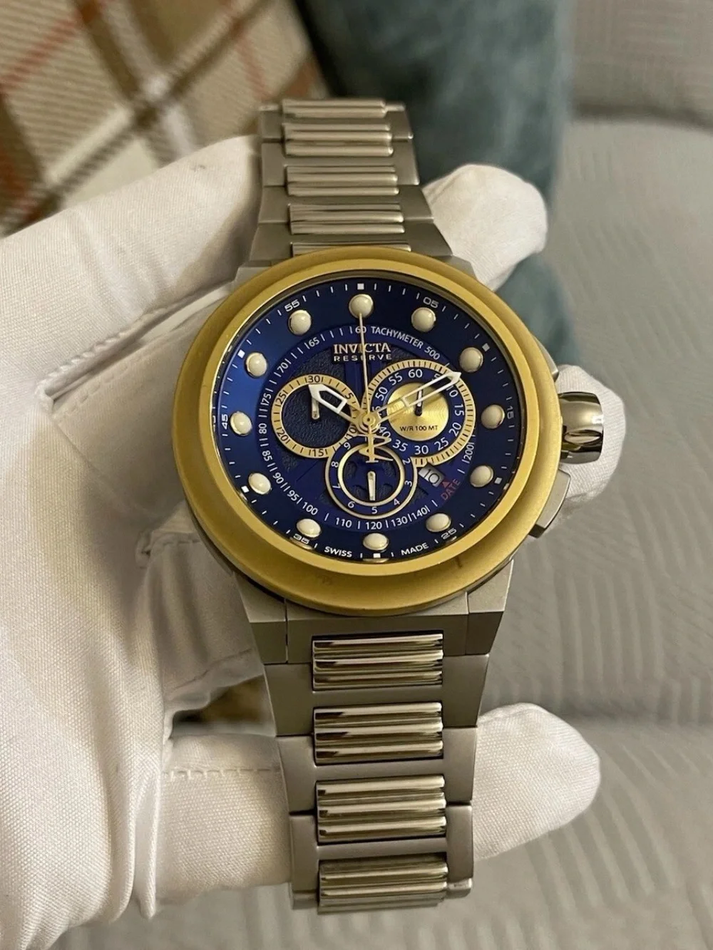 Invicta Reserve Military Cadet 14302 Swiss Made Chronograph 50mm Watch